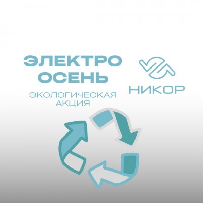 Команда компании  «НИКОР» приняла участие во Всероссийской экологической акции «ЭлектроОсень».